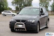 BMW X3 E83 2003–2010 Bullbar (RVS) 51 mm foto 2