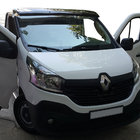Opel Vivaro 2015–2019 Voorruitvizier (zwart hoogglans, 5 mm) foto 1