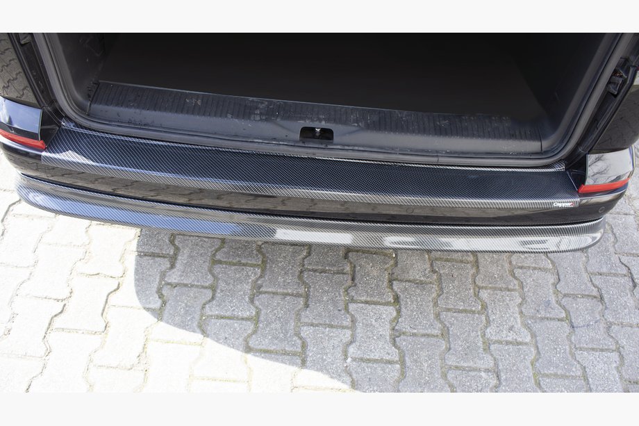 Volkswagen T6 2015–2024 Achterbumper diffuser EuroCap carbonlook (ABS) Image