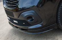 Renault Trafic 2015– Voorbumper lip spoiler 2015-2020 (ABS) foto 1