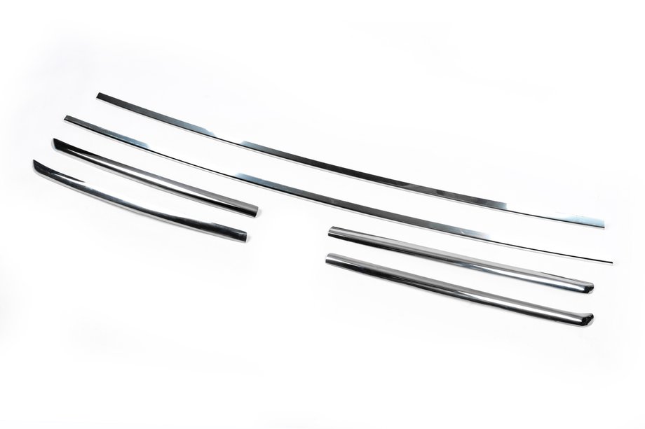 Fiat Ducato 2006–2025 RVS sierlijsten voor radiateurgrille 2006-2014 (6 stuks) Foto 5