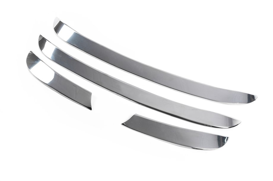 Hyundai Santa Fe 2 2006–2012 Grille sierlijsten (2010-2012, 4-delig, RVS) Image