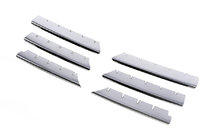 Renault Megane II 2004–2009 Grille sierlijsten (model 2004-2006, 6 stuks, RVS) OmsaLine - Italiaans roestvrij staal foto 2