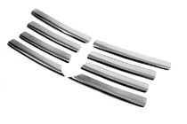 Volkswagen Sharan 1995–2010 RVS grillelijsten Bouwjaar 1995-2000, 6 strips foto 2