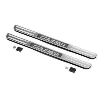 RVS instaplijsten met LED-verlichting (2 stuks) foto 1