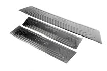 Mercedes Vito/V-klasse W447 2014– Interieur instaplijsten zwart chroom (RVS) Set van 4 dorpellijsten foto 1