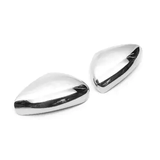 Chrom spiegelkappen (2 stuks, RVS) foto 2