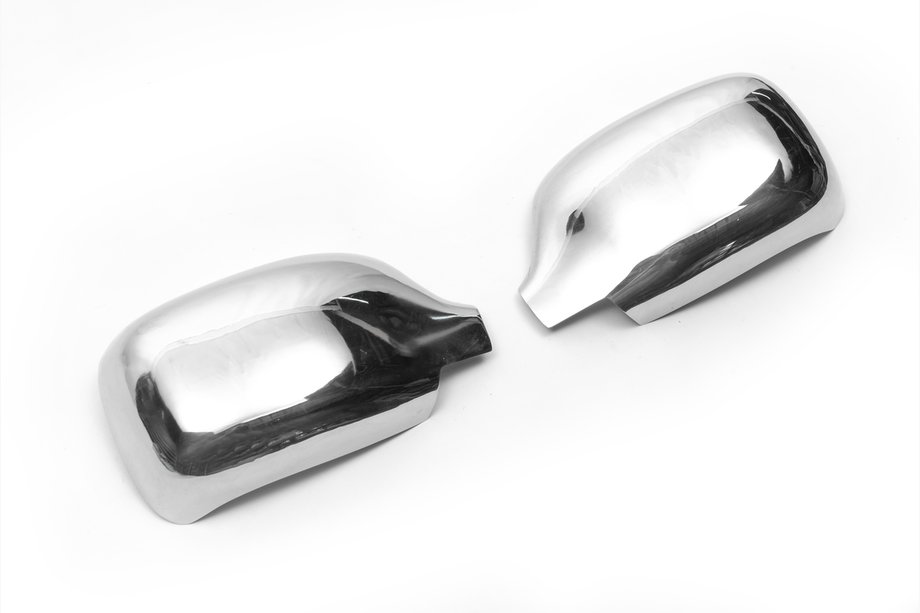 Renault Kangoo 1998–2008 Chromen spiegelkappen (2004-2008, 2 stuks) OmsaLine - Italiaans roestvrij staal Foto 4