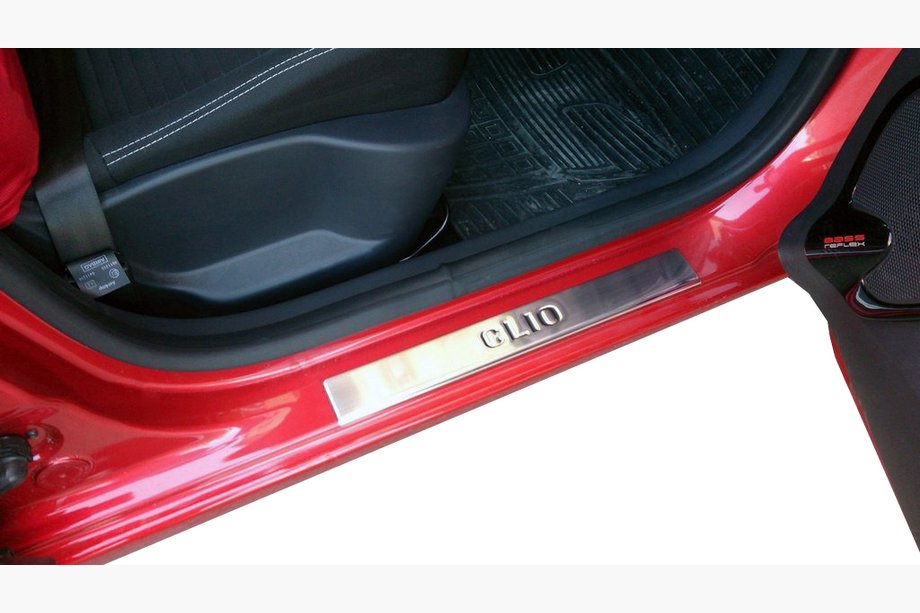 Renault Clio IV 2012–2019 OmsaLine dorpellijsten RVS (set van 4) Image
