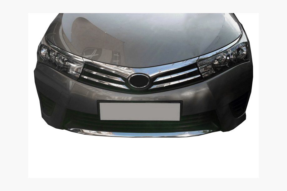 Toyota Corolla 2013–2019 RVS sierstrips voor bumpergrille (2013-2016) Image