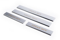 Dacia Logan MCV 2013–2020 Carmos V1 RVS instaplijsten (set 4 stuks) foto 3