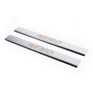 Instaplijsten Carmos V1 (set 2 stuks, RVS)