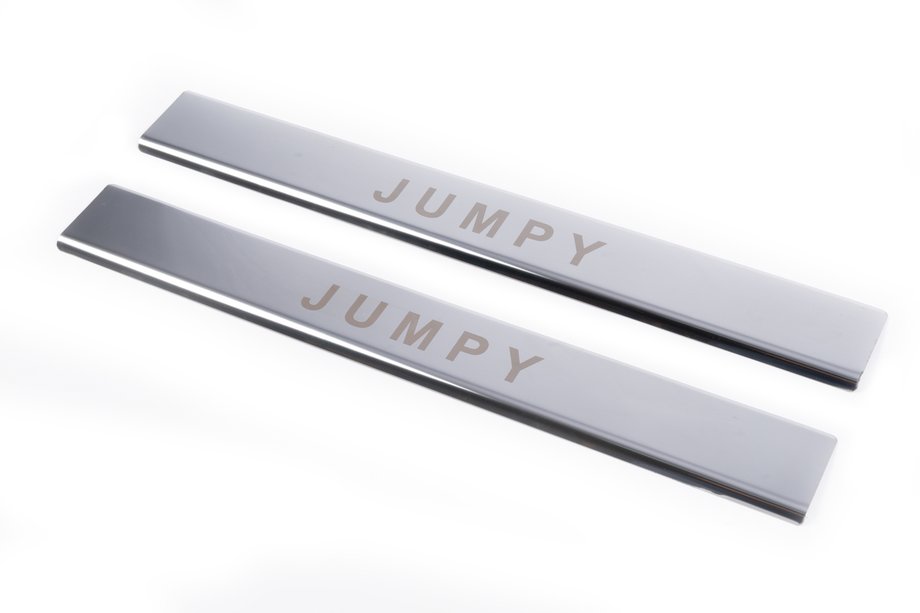 Citroen Jumpy 2007–2017 Instaplijsten (set van 2 stuks, staal, Carmos) Image