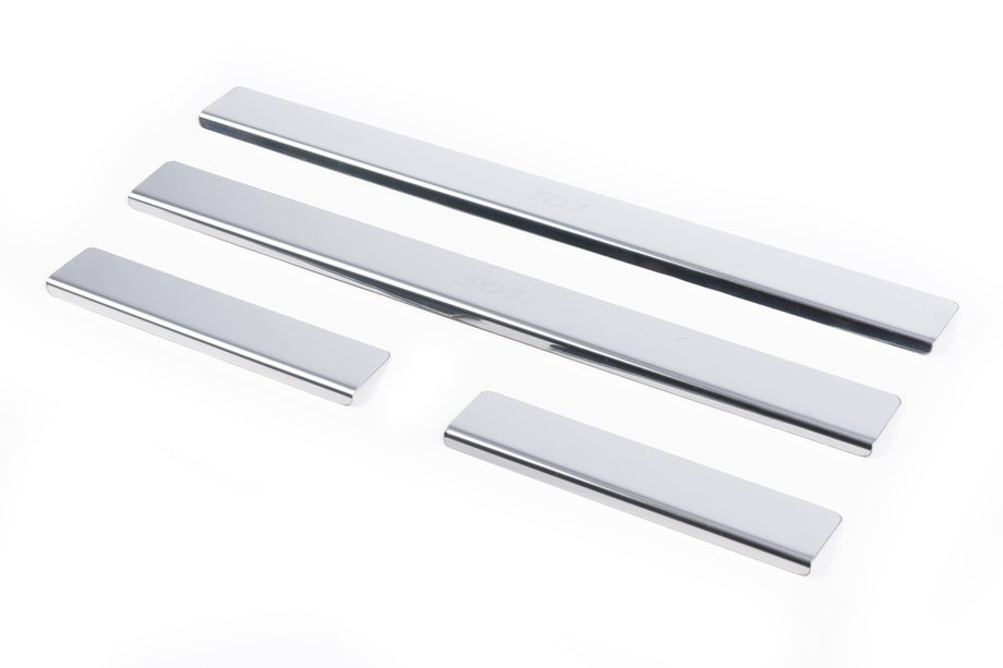 Peugeot 301 2012– Carmos V1 RVS instaplijsten (set 4 stuks) Image