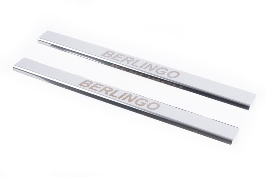 Citroen Berlingo 1996–2008 Carmos V1 instaplijsten (2 stuks, RVS) Image