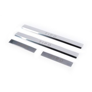 Carmos V1 Tipo dorpellijsten (4 stuks, RVS)