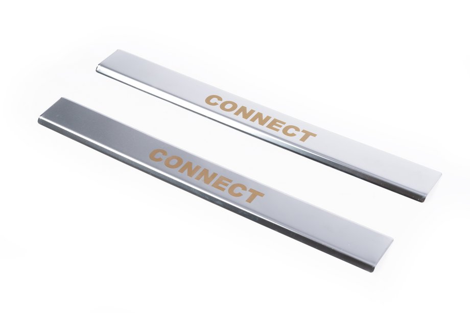 Ford Connect 2002–2006 Carmos V1 instaplijsten (2 stuks, RVS) Image
