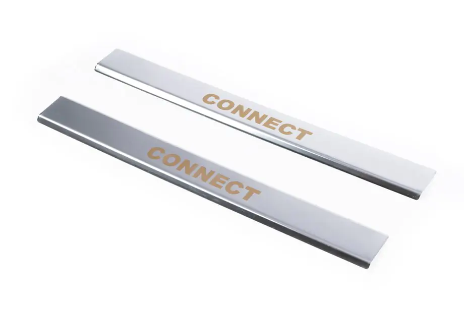Ford Connect 2010–2013 Instaplijsten Carmos V1 (set 2 stuks, RVS) Image