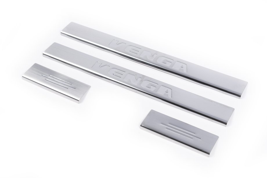 Kia Venga 2010–2019 Carmos instaplijsten RVS (4 stuks) Image