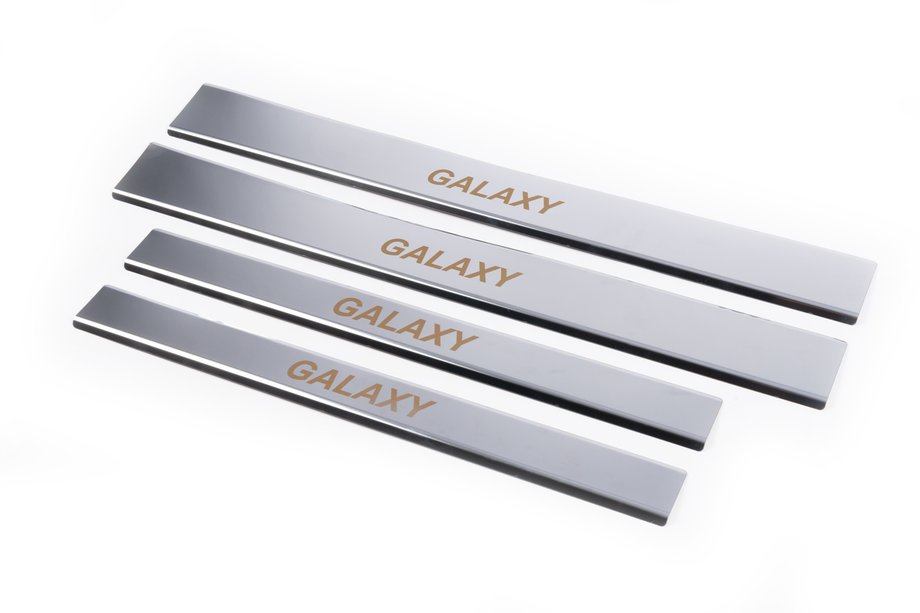 Ford Galaxy 1995–2006 Carmos dorpellijsten (set 4 stuks, RVS) Foto 1