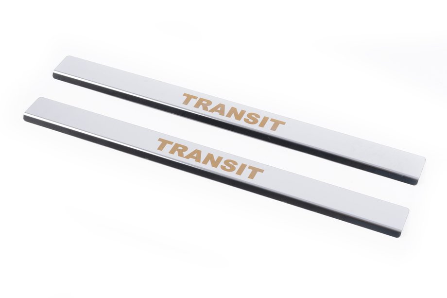 Ford Transit 2000–2014 Instaplijsten Carmos V1 (set 2 stuks, RVS) Image