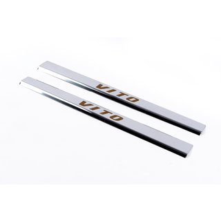 Instaplijsten Vip-style (set 2 stuks, RVS) Mercedes Vito W638 1996–2003 foto 1