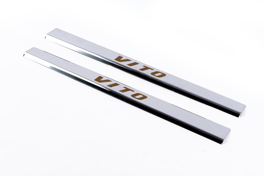 Mercedes Vito W638 1996–2003 Instaplijsten Vip-style (set 2 stuks, RVS) Image