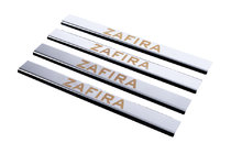 Opel Zafira B 2005–2011 Carmos V1 instaplijsten (4 stuks, RVS) foto 1