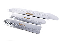 Mercedes Viano 2004–2014 Interieur dorpellijsten Carmos V1 (RVS) Set van 4 stuks, Carmos – Turks staal foto 1