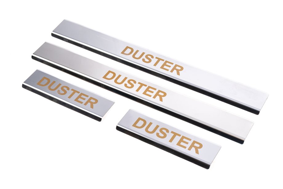 Dacia Duster 2008–2018 Carmos V1 instaplijsten (4 stuks, RVS) Foto 1