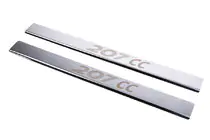 Peugeot 207 2006–2014 Carmos instaplijsten (2 stuks, RVS) foto 1