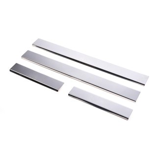 Carmos dorpellijsten (set 4 stuks, RVS)