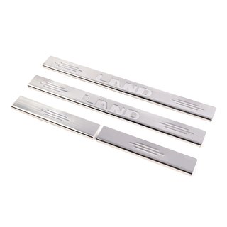 Carmos instaplijsten RVS (4 stuks) Toyota Land Cruiser 100 1998–2007 foto 1