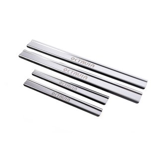 Carmos dorpellijsten (set 4 stuks, RVS)