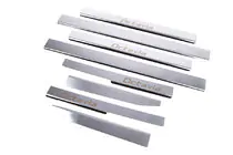 Skoda Octavia II A5 2006–2010 Instaplijsten Carmos (8 stuks, RVS) foto 1