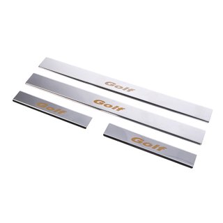 Carmos dorpellijsten (set 4 stuks, RVS)