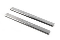Volkswagen Caddy 2004–2010 Laser instaplijsten (set 2 stuks, RVS) foto 1