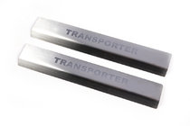 Volkswagen T5 2010–2015 Chromen dorpellijsten LASER (set 2 stuks) Multivan foto 1