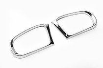 Mercedes S-Class W220 1998–2005 Spiegelrand (2 stuks, kunststof) foto 1