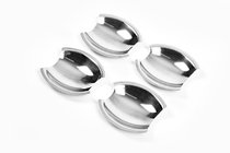 Mercedes Viano 2004–2014 RVS beschermplaatjes onder de deurklink Set van 4 stuks foto 2