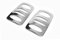 Volkswagen Caddy 2004–2010 RVS achterlichtcovers V2 (2 stuks) Carmos - Turks staal foto 2