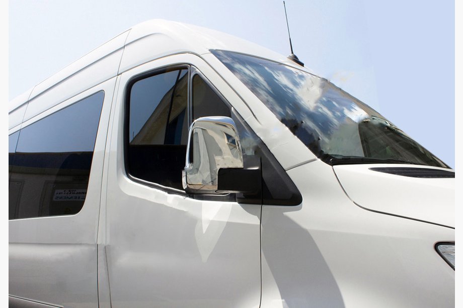 Mercedes Sprinter W907/W910 2018– RVS spiegelkappen (set van 2) Carmos - Turks staal Image