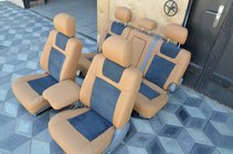 Toyota Land Cruiser 100 1998–2007 Autostoelhoezen (kunstleer/alcantara-look, Elite) foto 1