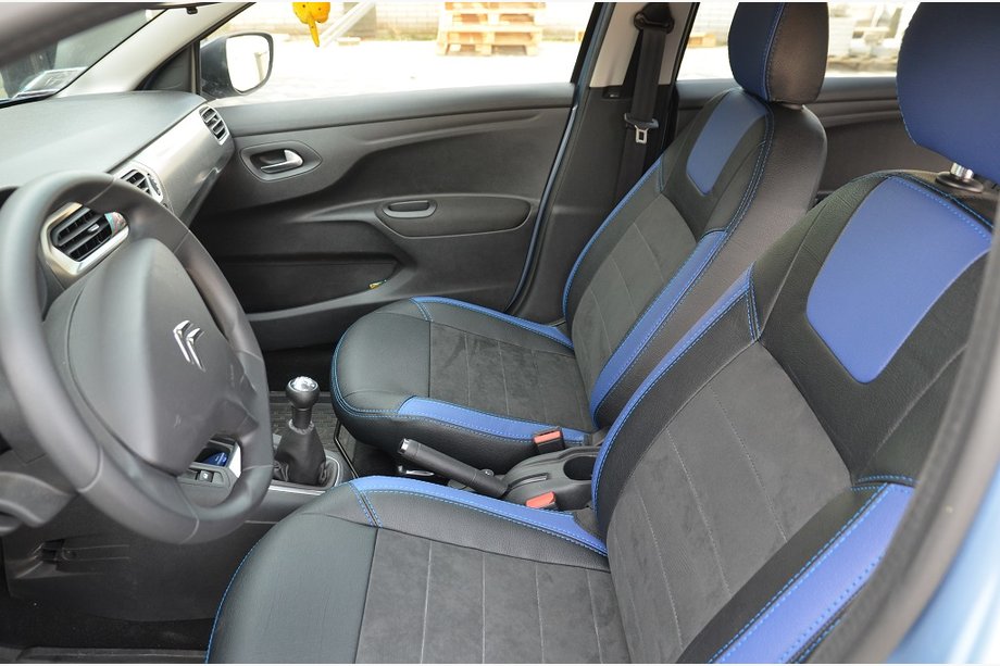 Citroen C-Elysee 2013–2022 SoyuzAuto stoelhoezen in leatherlook Image