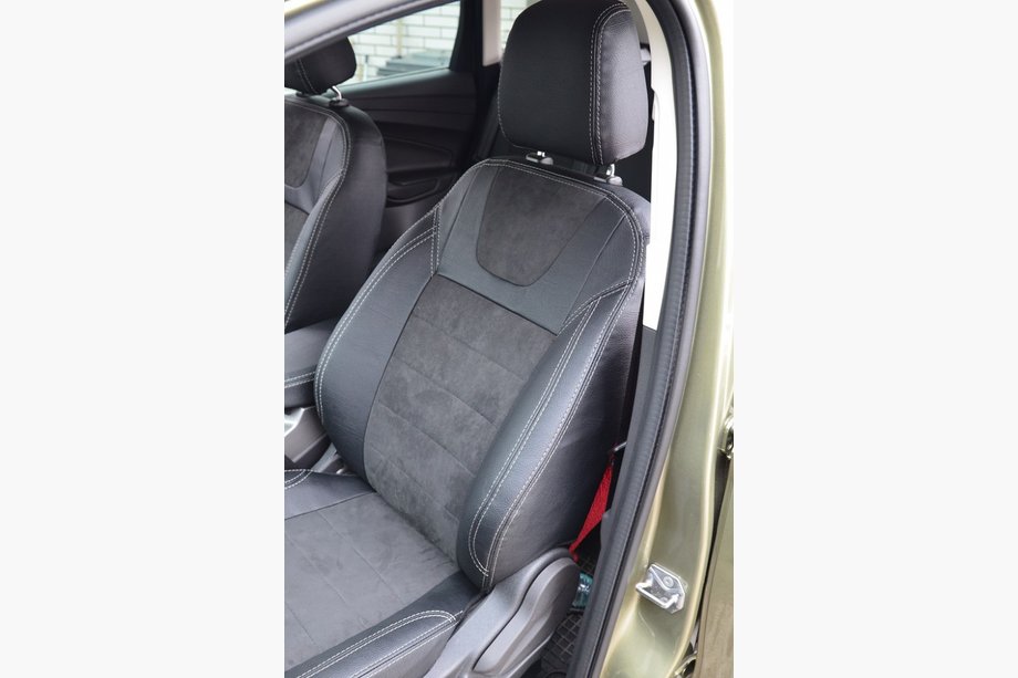 Ford Kuga/Escape 2013–2019 Pasvorm stoelhoezen SoyuzAuto Leather Style Image