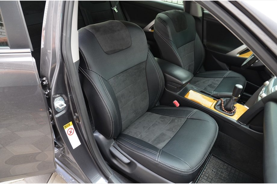 Toyota Camry 2006–2011 Autostoelhoezen (kunstleer ↗ Alcantara-alternatief, Elite) Image