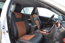 Toyota Camry 2011–2017 Autostoelhoezen (kunstleer ↗ alcantara-alternatief, Elite) foto 4