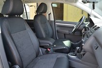 Volkswagen Touran 2003–2010 SoyuzAuto stoelhoezen in leatherlook foto 1