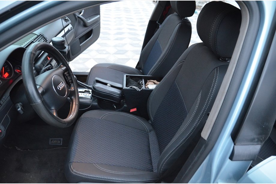 Audi A4 B6 2000–2004 Nieuw! Originele SoyuzAuto Premium stoelhoezen Image