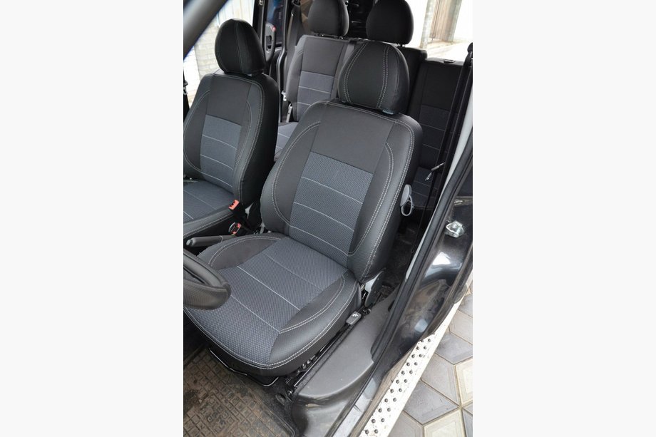 Fiat Doblo I 2001–2005 Nieuw! Originele SoyuzAuto Premium stoelhoezen (voorstoelen) Image